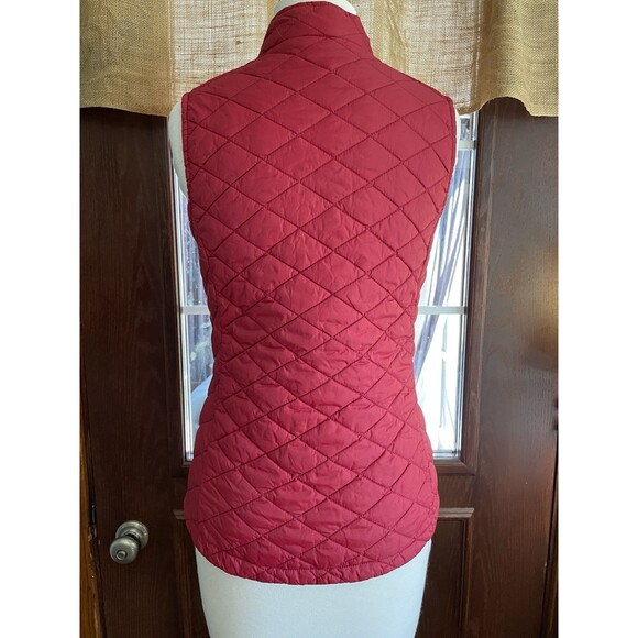 Colosseum Own the Stands Indiana University Red Puffer Vest Hooded Size S - Picture 2 of 6